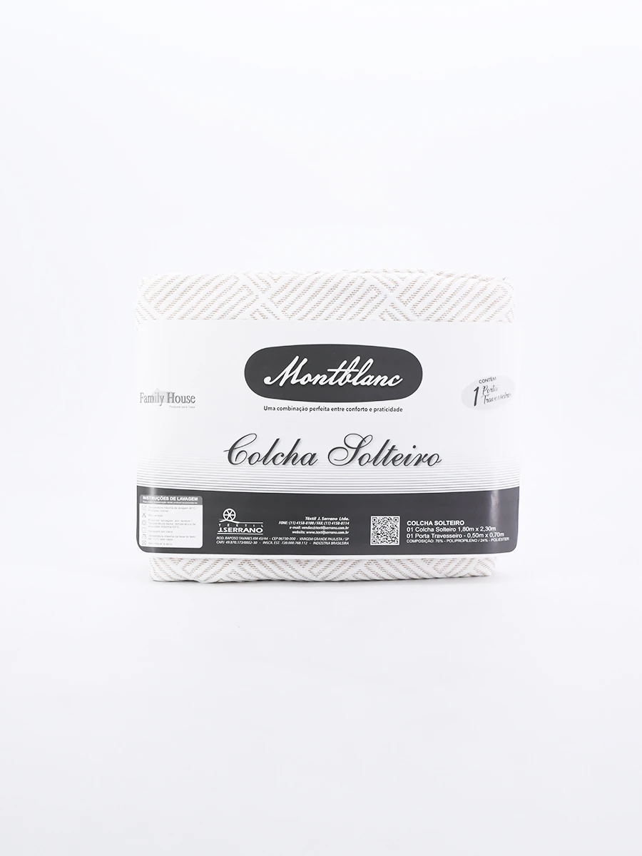 COLCHA MONTBLANC CON 1 FUNDA - BEIGE 