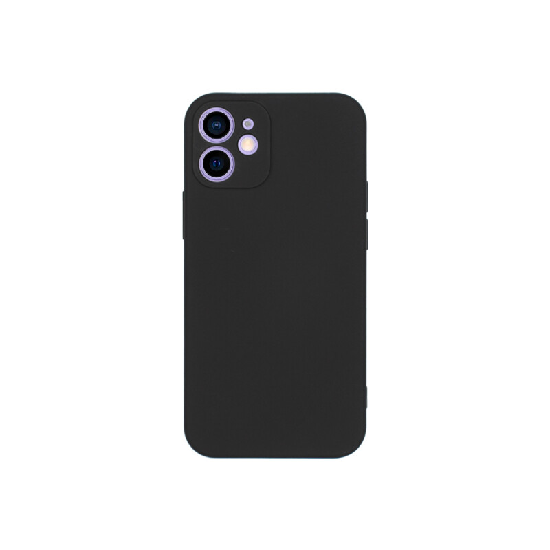 Protector iPhone 12 engomado color negro Protector Iphone 12 Engomado Color Negro