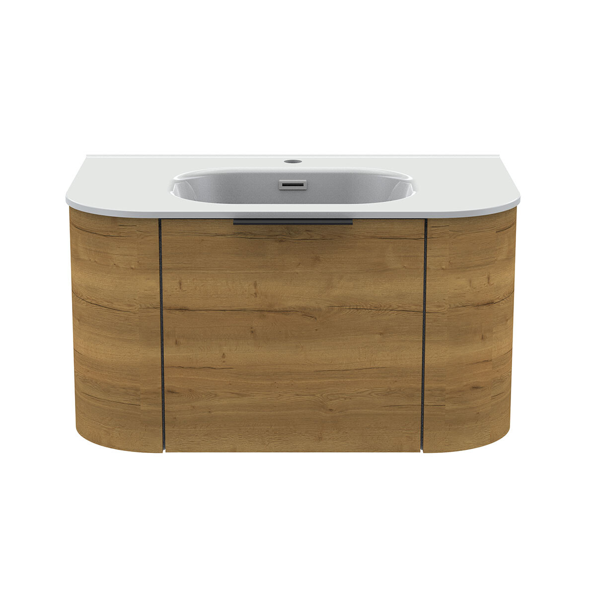 Mueble Duder En Mdf Color Madera Oscura - 80X50X42Cm 