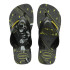 Sandalias Infantiles Havaianas Kids Max Heroes Negro - Amarillo