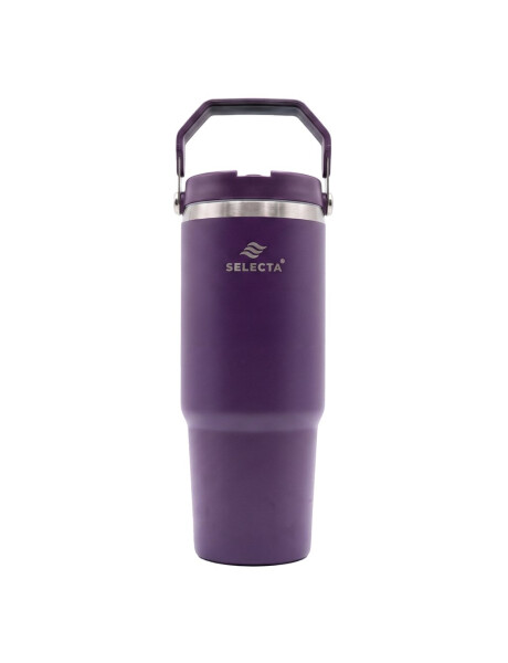 MUG TERMICO C/PICO 900ML ACERO VIOLETA MUG TERMICO C/PICO 900ML ACERO VIOLETA