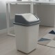 Tarro de residuos 20L con tapa vaivén BLANCO