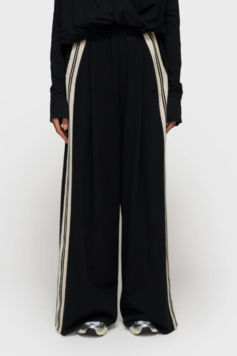 WIDE PANTS TAPE Negro