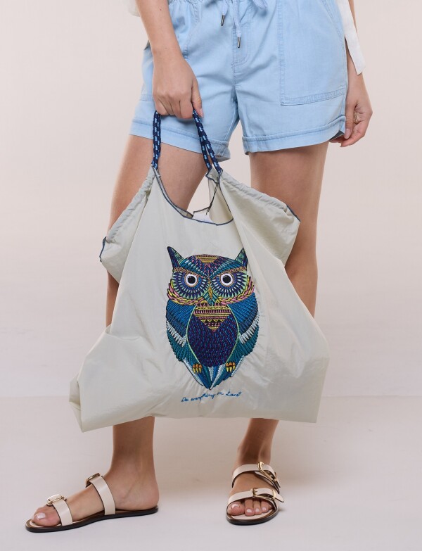 Bolso Playa Buho BEIGE