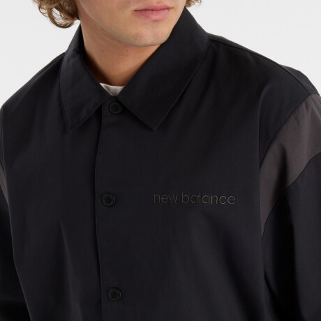 Campera New Balance de Hombre - Athletics Varsit - MO51507BK BLACK
