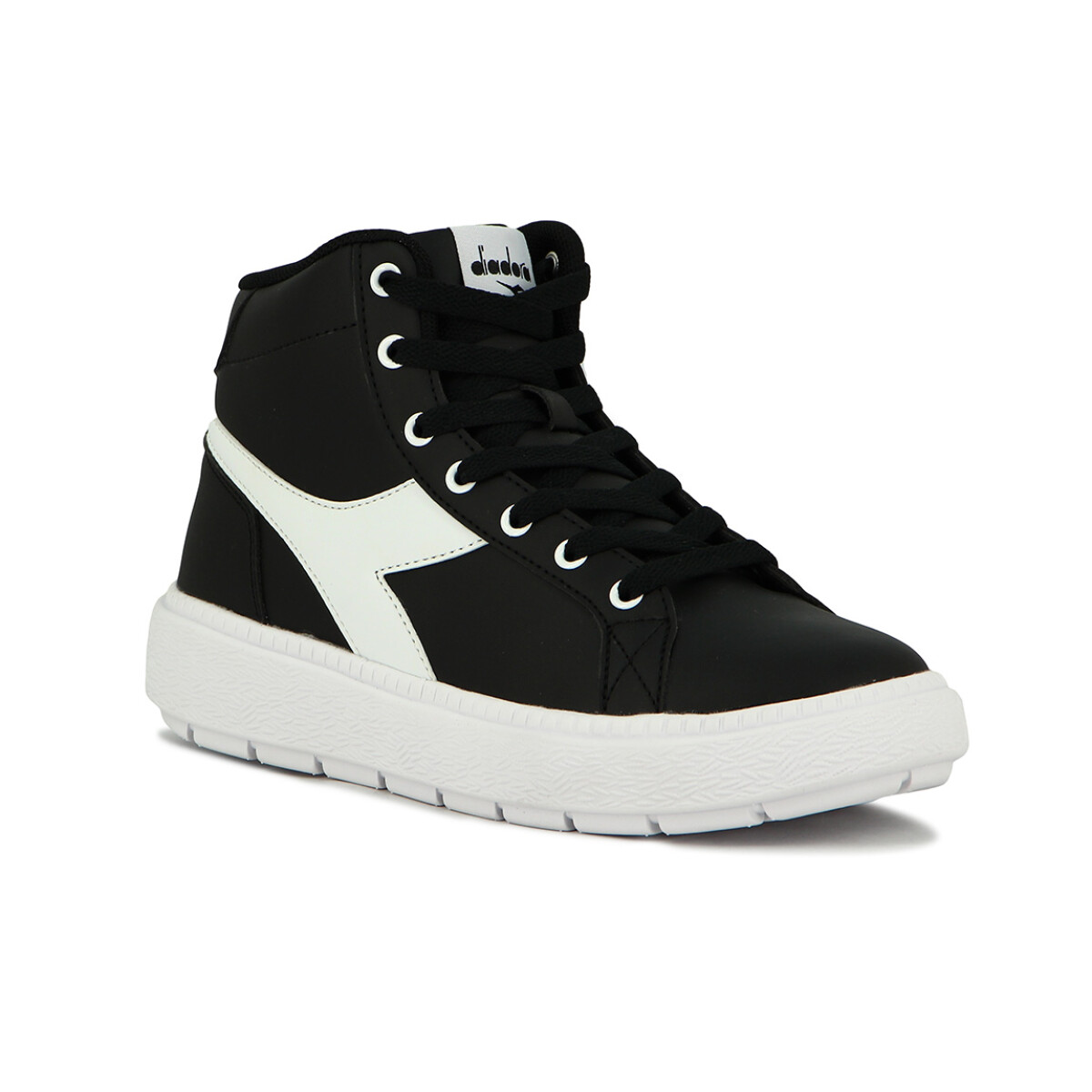 Bota de Mujer Diadora Rocket - Negro-Blanco 