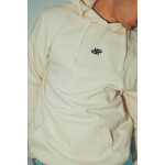 Hoodie Religión Crema