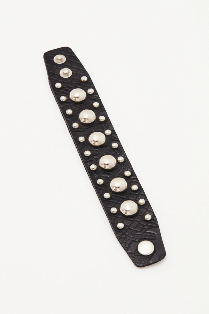 Pulsera Studs Cuero 