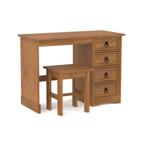 Escritorio 4 Cajónes Línea Naturale Roble