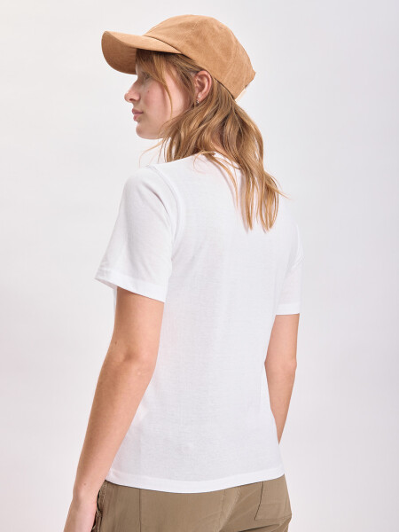 Remera estampa Golden Hour Blanco