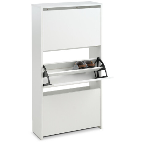 Zapatero Bakhuse 3 Compartimentos Blanco