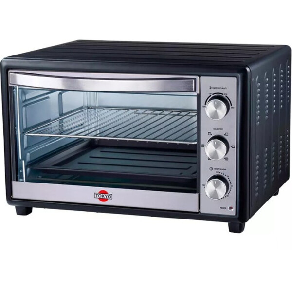HORNO ELECTRICO TOKYO LISTO PLUS 66 LTS NEGRO 2REJ/1BAND Unica
