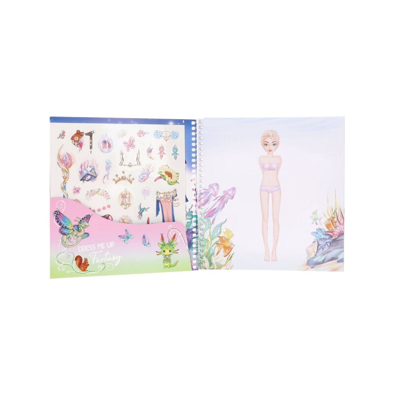 Libro con stickers Top Model - Dress me up Fantasy