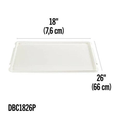 Tapa para Caja de Pizza Blanco 46 x 66 cm Tapa para Caja de Pizza Blanco 46 x 66 cm