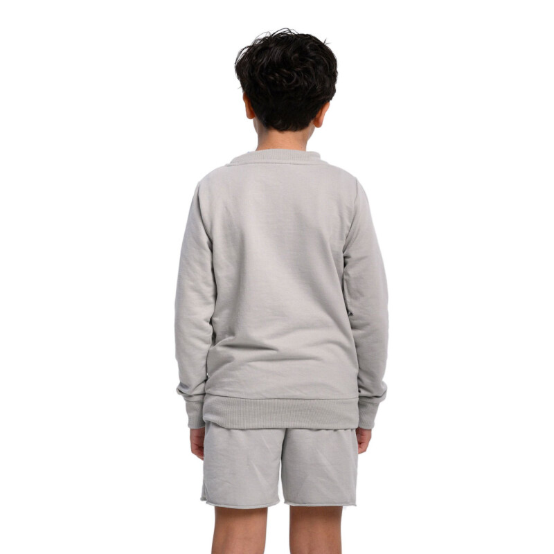 Buzo Infantil Umbro Puffer Gris - Celeste