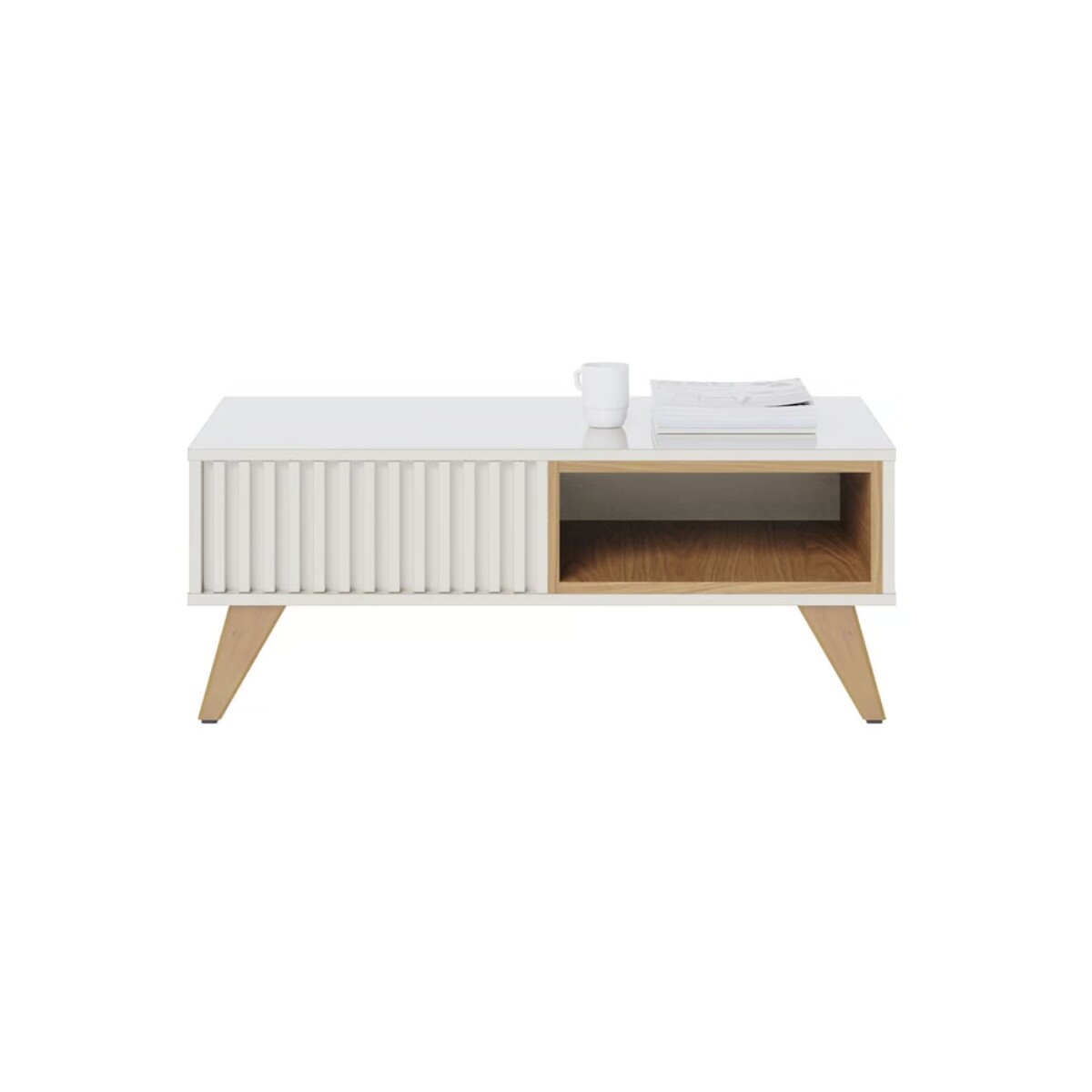 Mesa Ratona Para Living Jeri Mdp Off White Natural 