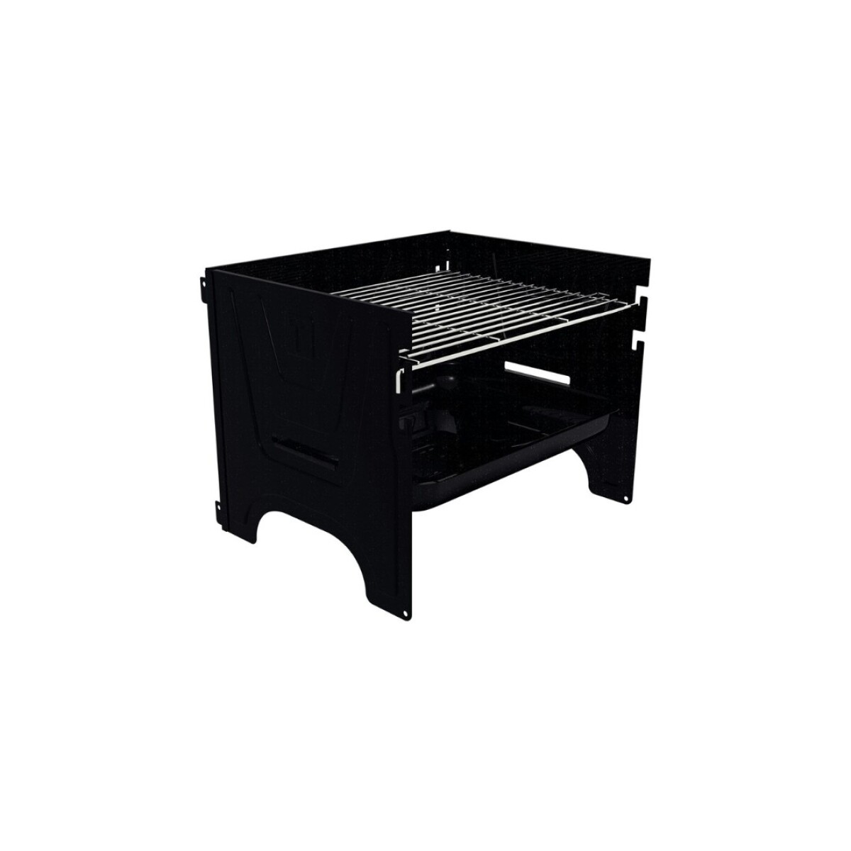 PARRILLERO GRILL A CARBON PORTATIL TRAMONTINA TCP-380 - NEGRO 