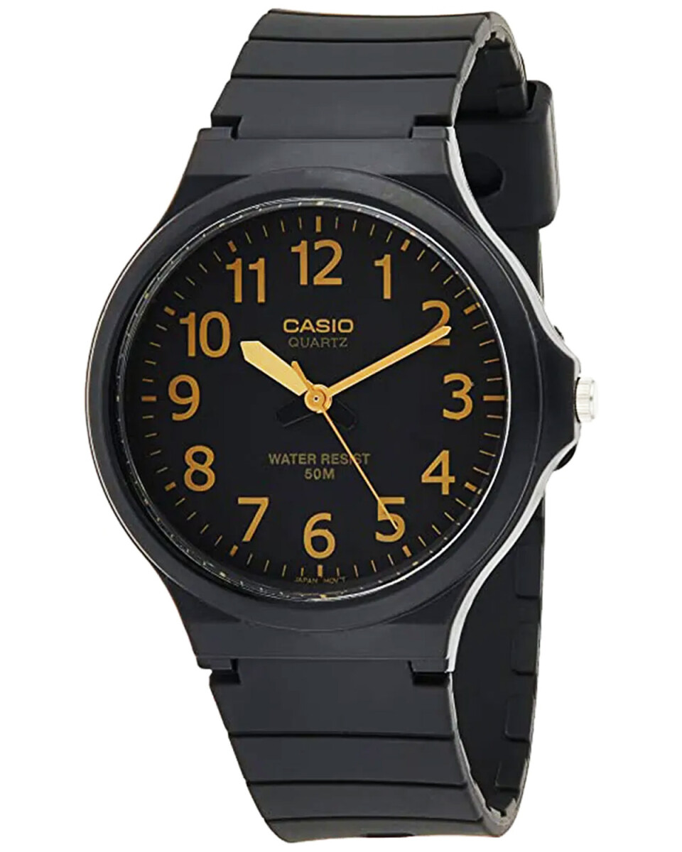 Reloj Análogo Casio MW-240 Resistente Al Agua - Dorado 
