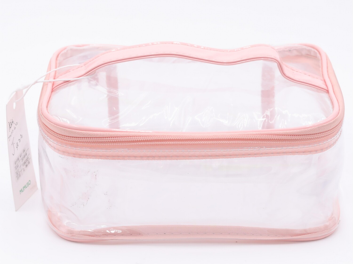 NECESER PORTÁTIL TRANSPARENTE (ROSA) — MUMUSO