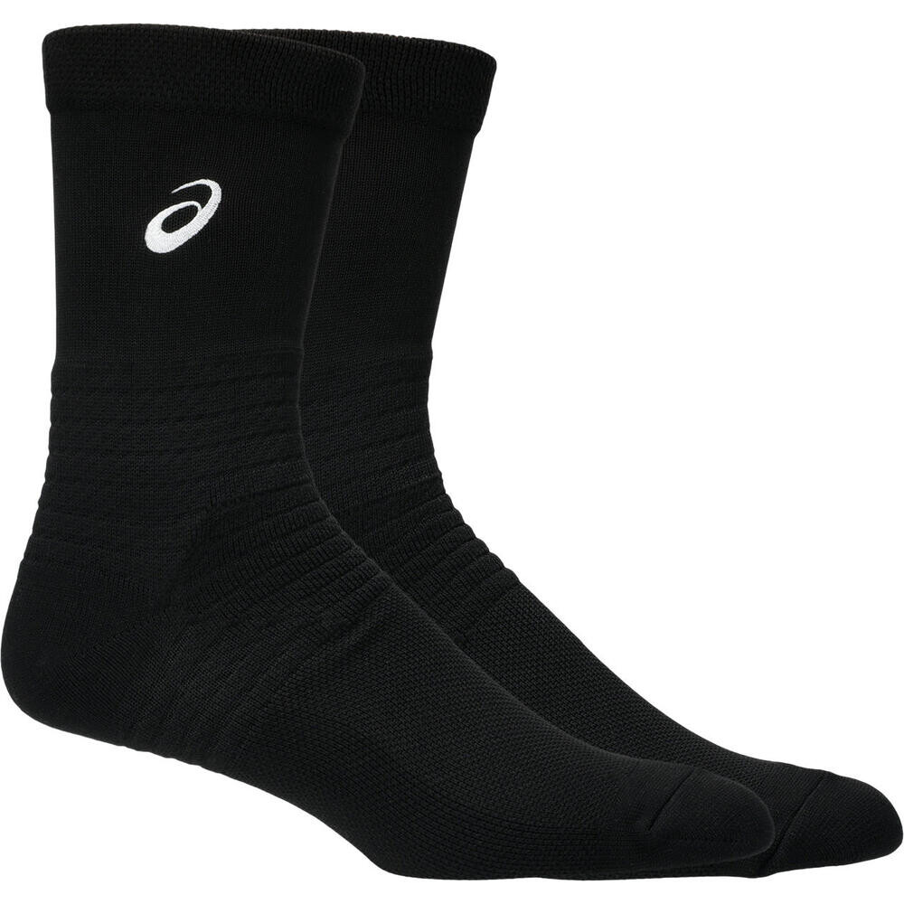 Medias Running Resolution Crew Unisex Performance Black