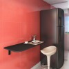 Mesa plegable abatible 90x40cm para pared - Negra Mesa Plegable Abatible 90x40cm Para Pared - Negra