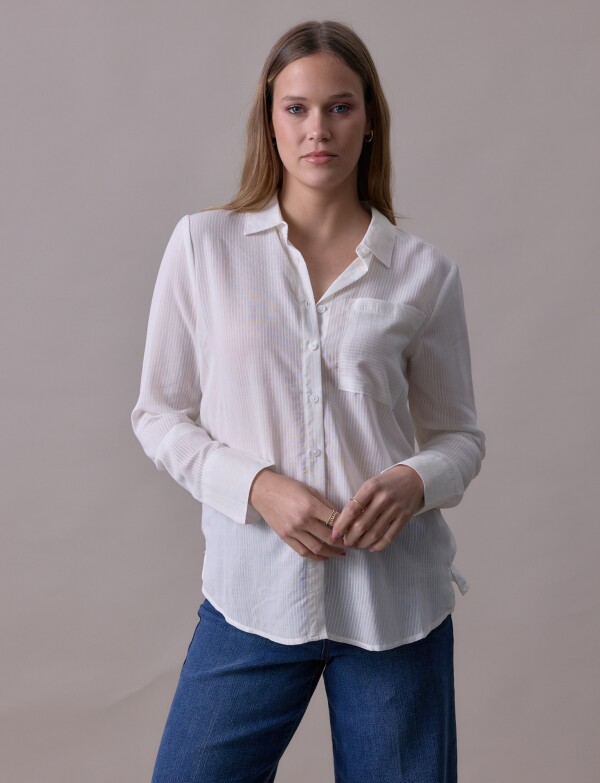 Camisa Lineas CRUDO