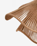 Pantalla para lámpara de techo Pontos de yute con acabado natural Ø 50 cm Pantalla para lámpara de techo Pontos de yute con acabado natural Ø 50 cm