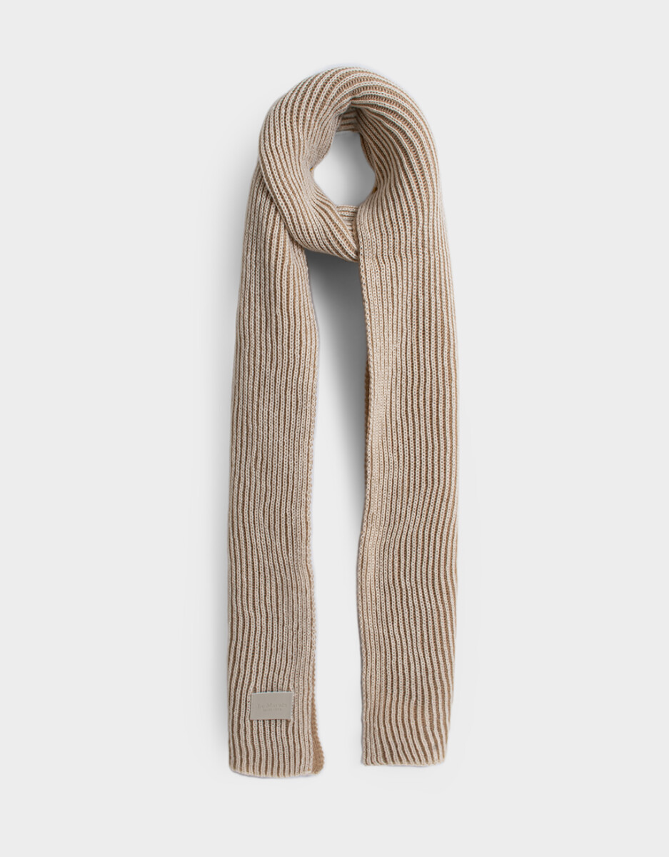 Bufanda Jacquard Con Flecos 
