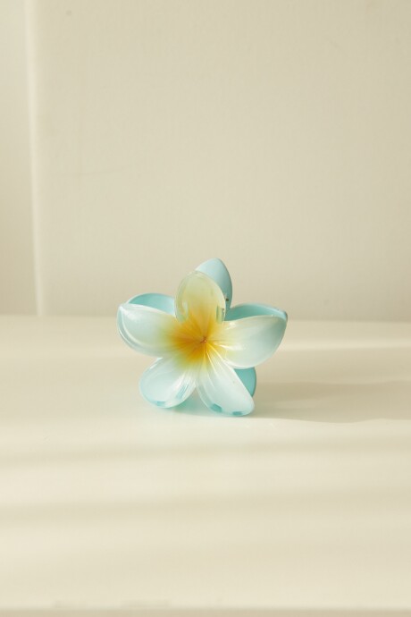 PINZA HAWAIIAN FLOWER TURQUESA