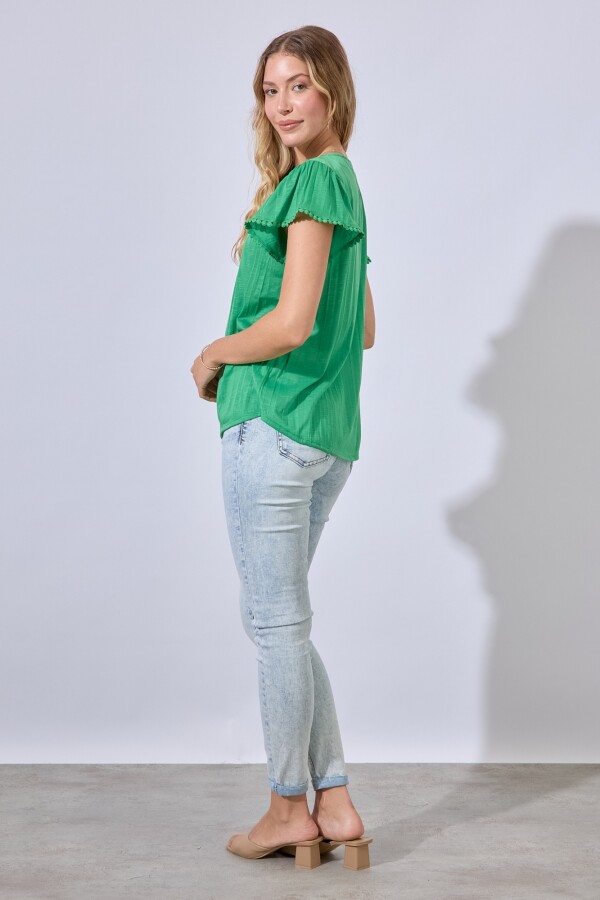 Blusa Puntilla VERDE