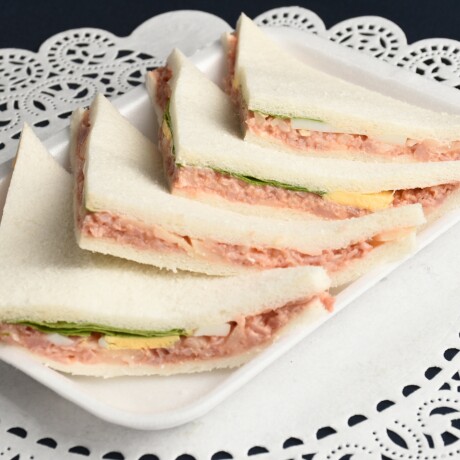 Sandwich de palmitos (4 unidades) Pan blanco