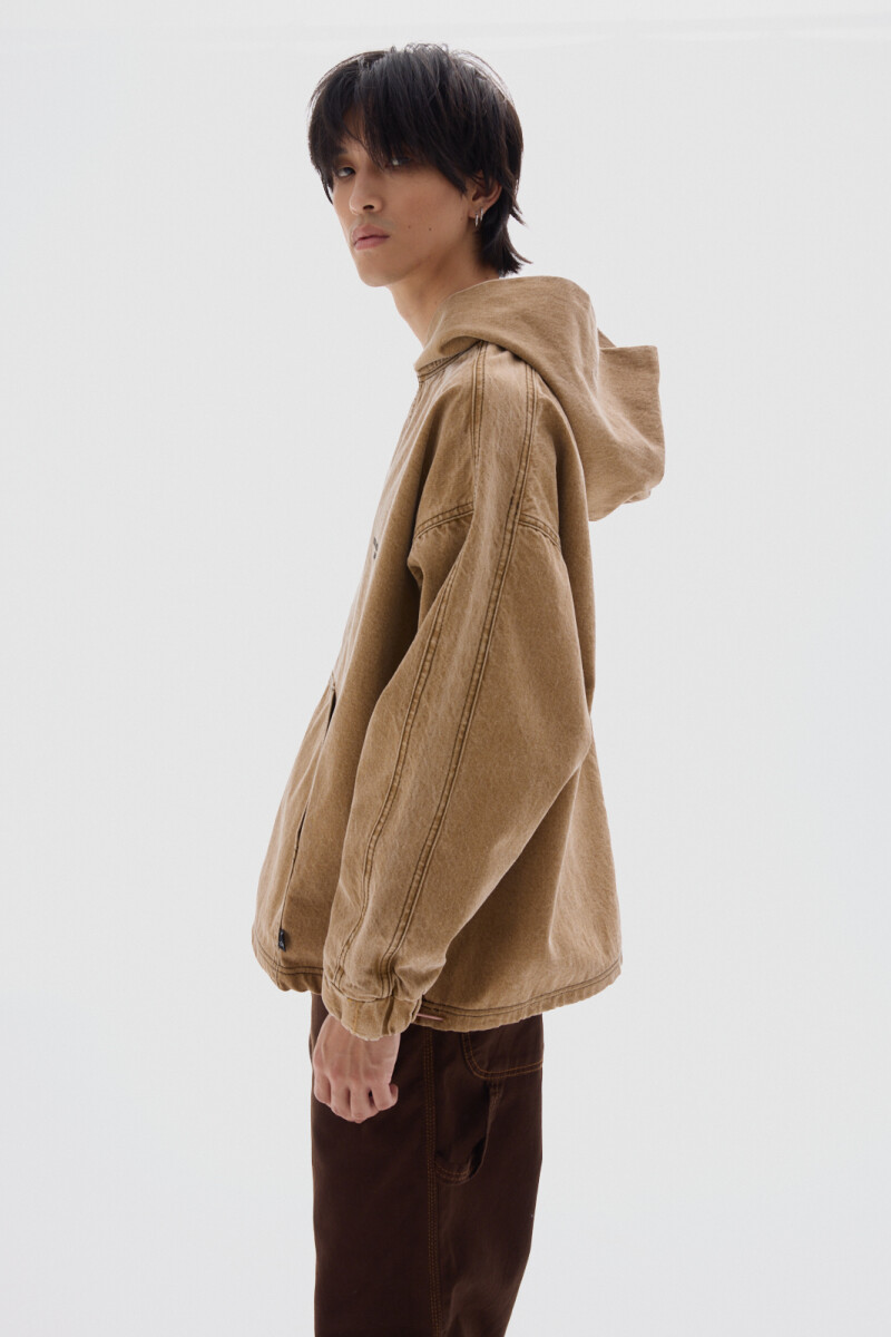 Hoodie Cooper Camel
