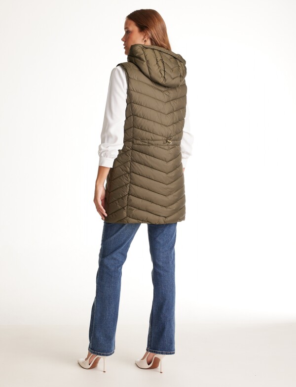 Chaleco Abrigo Puffer OLIVA