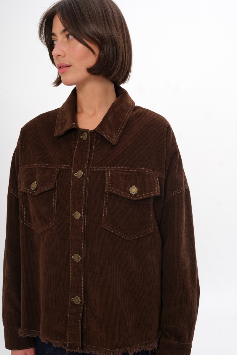 Sobrecamisa Serrana Chocolate