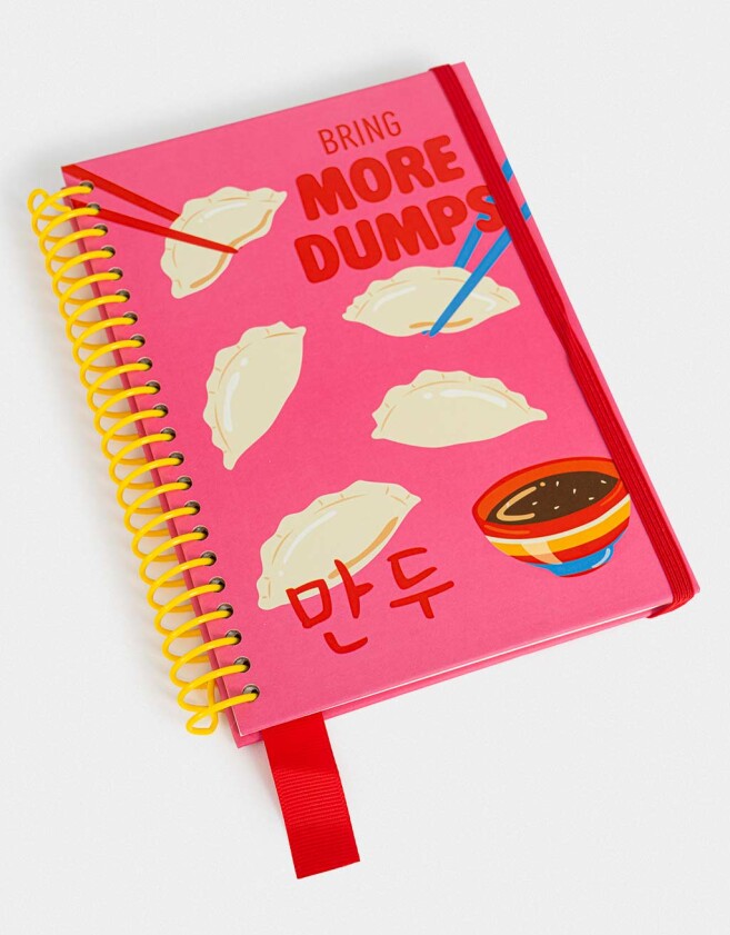 Anotadores Cuadernos y Memos Cuaderno A5 Korean Food - Fucsia Medio