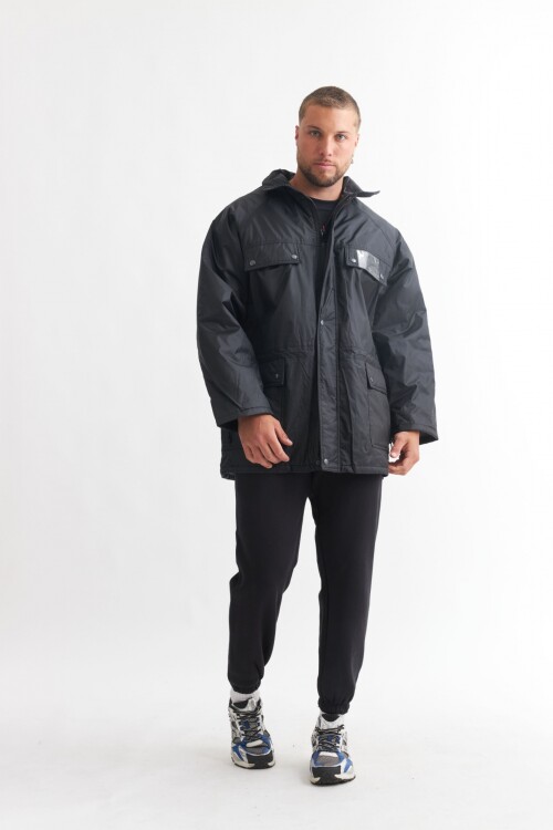 Campera impermeable NEGRO