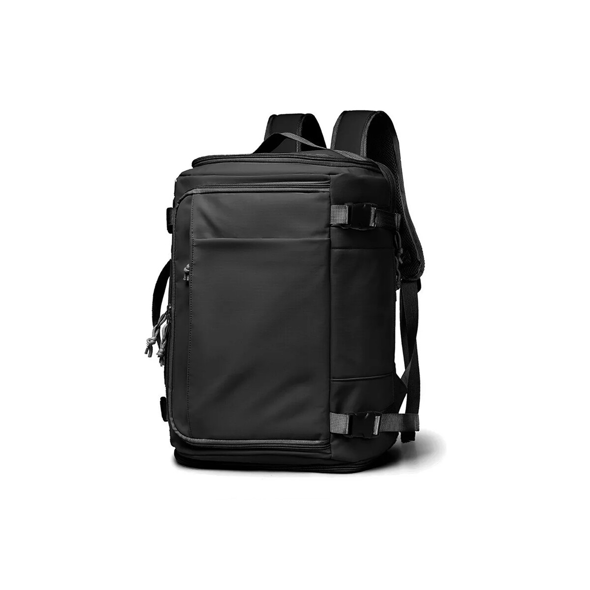 Mochila bolso con bolsillos de viaje - Negro 