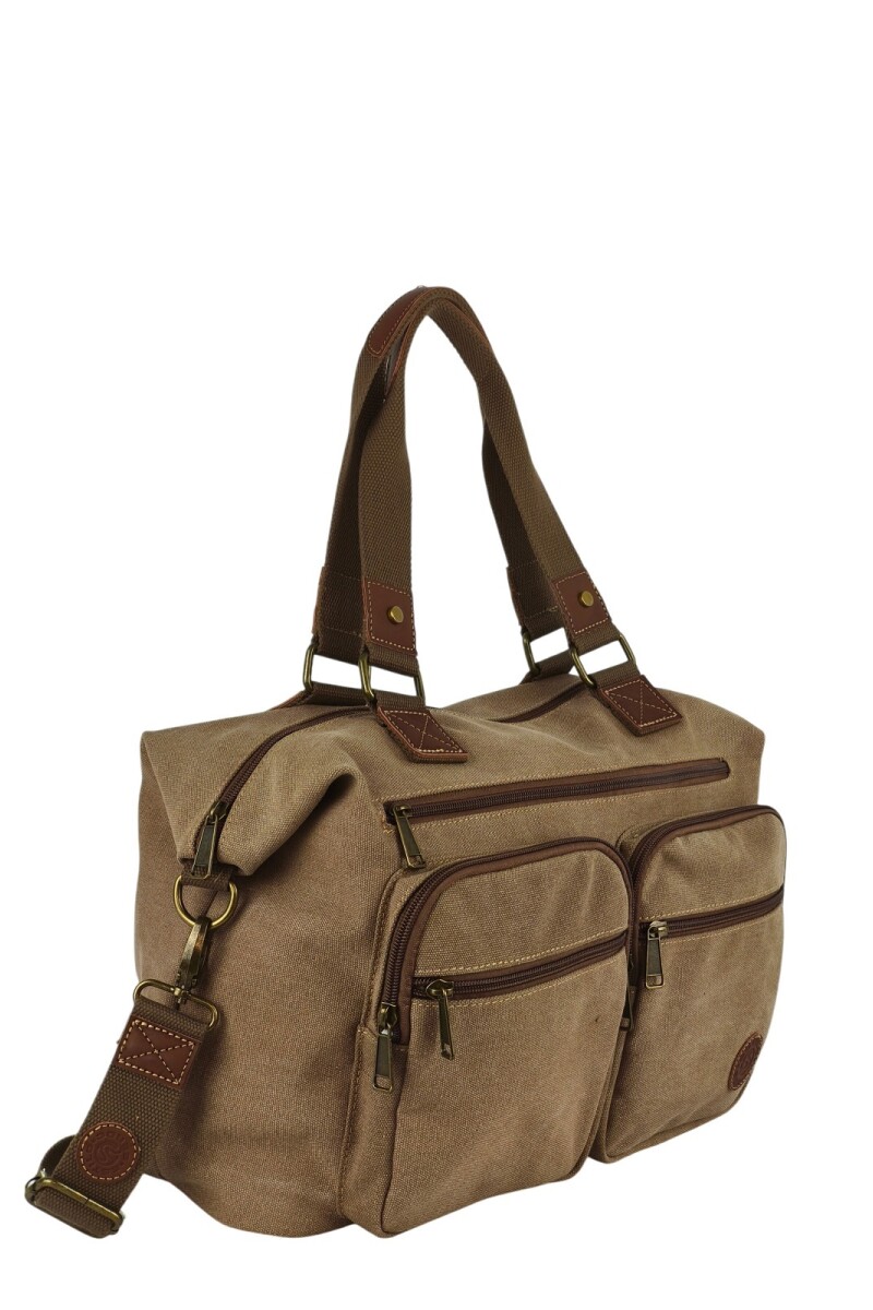 Bolso de lona Marron