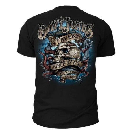 Remera con diseño militar - Black Ink Davy Jones