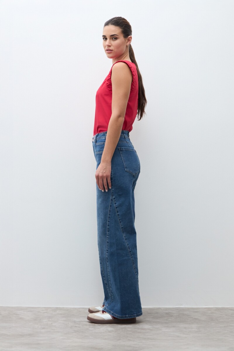 Jean wide leg Norah jean medio