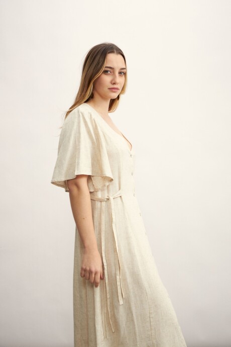 Vestido Valeria Beige