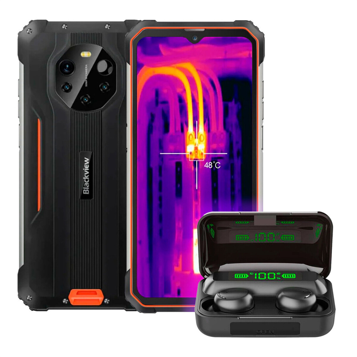 Blackview Bl8800 Pro 8/128 Gb/ 5g + Regalo - NARANJA 