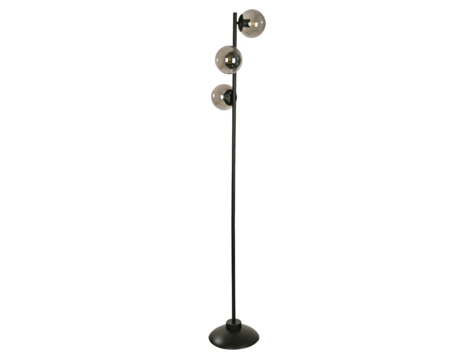 VELADOR DE PIE ALEXA 3L E27 NEGRO CON VIDRIO 