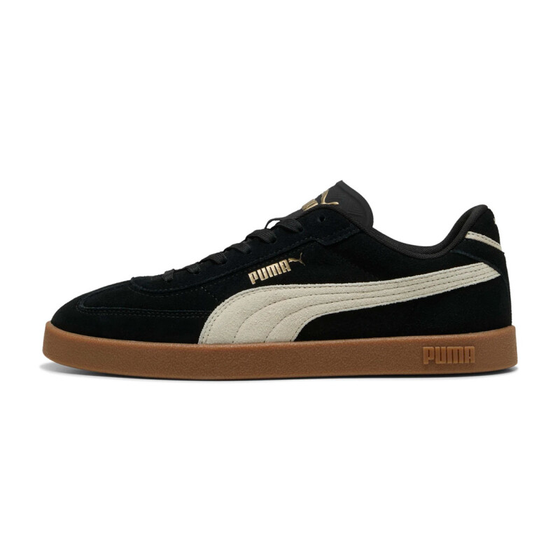 Champion Hombre Puma Club II Era Suede Negro-Blanco