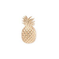 Jibbitz™ Charm Gold Pineapple Multicolor