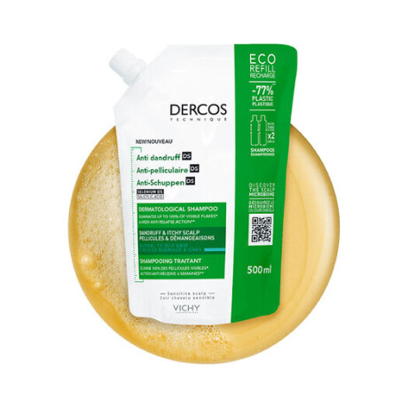 VICHY DERCOS REPUESTO SHAMPOO ANTICASPA CABELLOS GRASOS 500ml VICHY DERCOS REPUESTO SHAMPOO ANTICASPA CABELLOS GRASOS 500ml