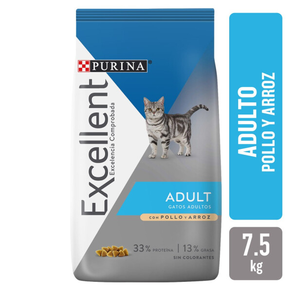 ALIMENTO EXCELLENT ADULT CAT SMART 7,5KG ALIMENTO EXCELLENT ADULT CAT SMART 7,5KG