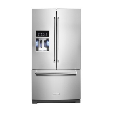 NEVERA FRENCH DOOR KITCHEN-AID,27 P.C., DISPENSADOR DE AGUA Y HIELO 001