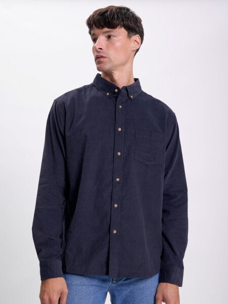 Camisa micropana Azul Marino
