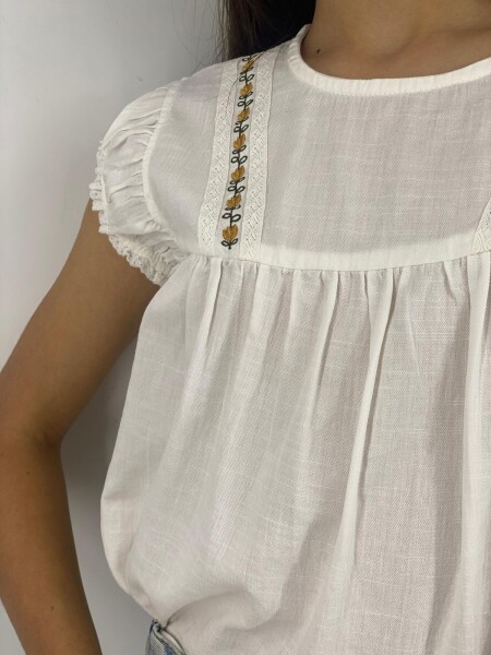 BLUZA CHAMANES 1817 BLANCO